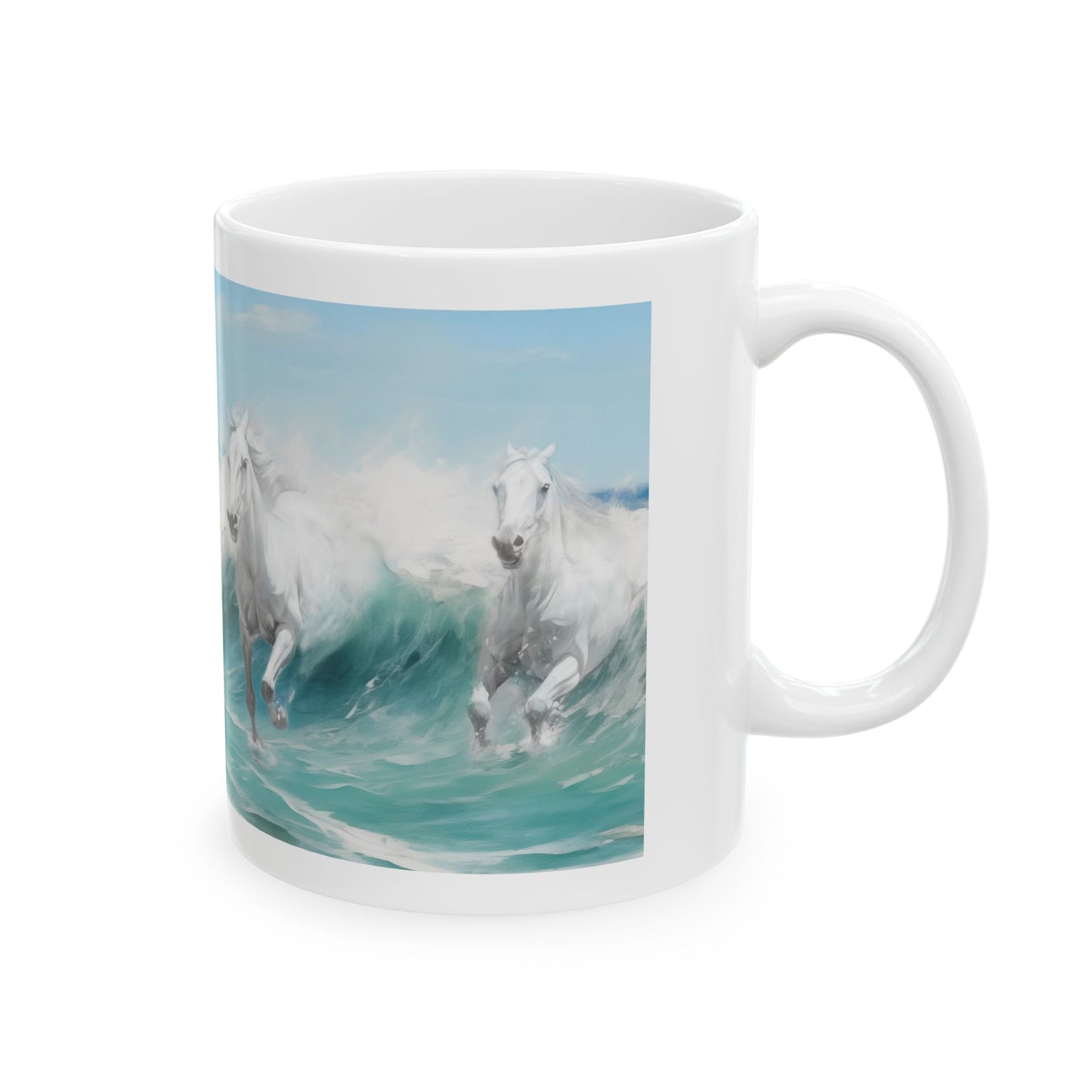 Seahorses Ceramic Mug
