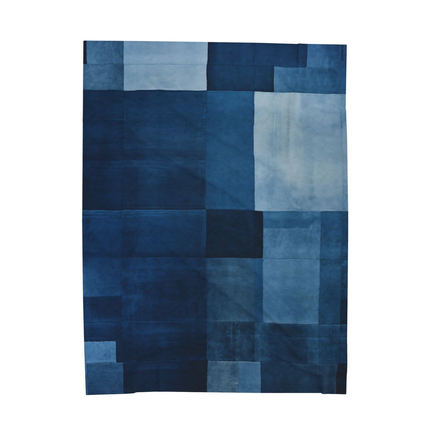 Blue Denim Plush Blanket