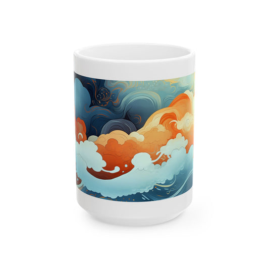 Mongolian Sky Ceramic Mug