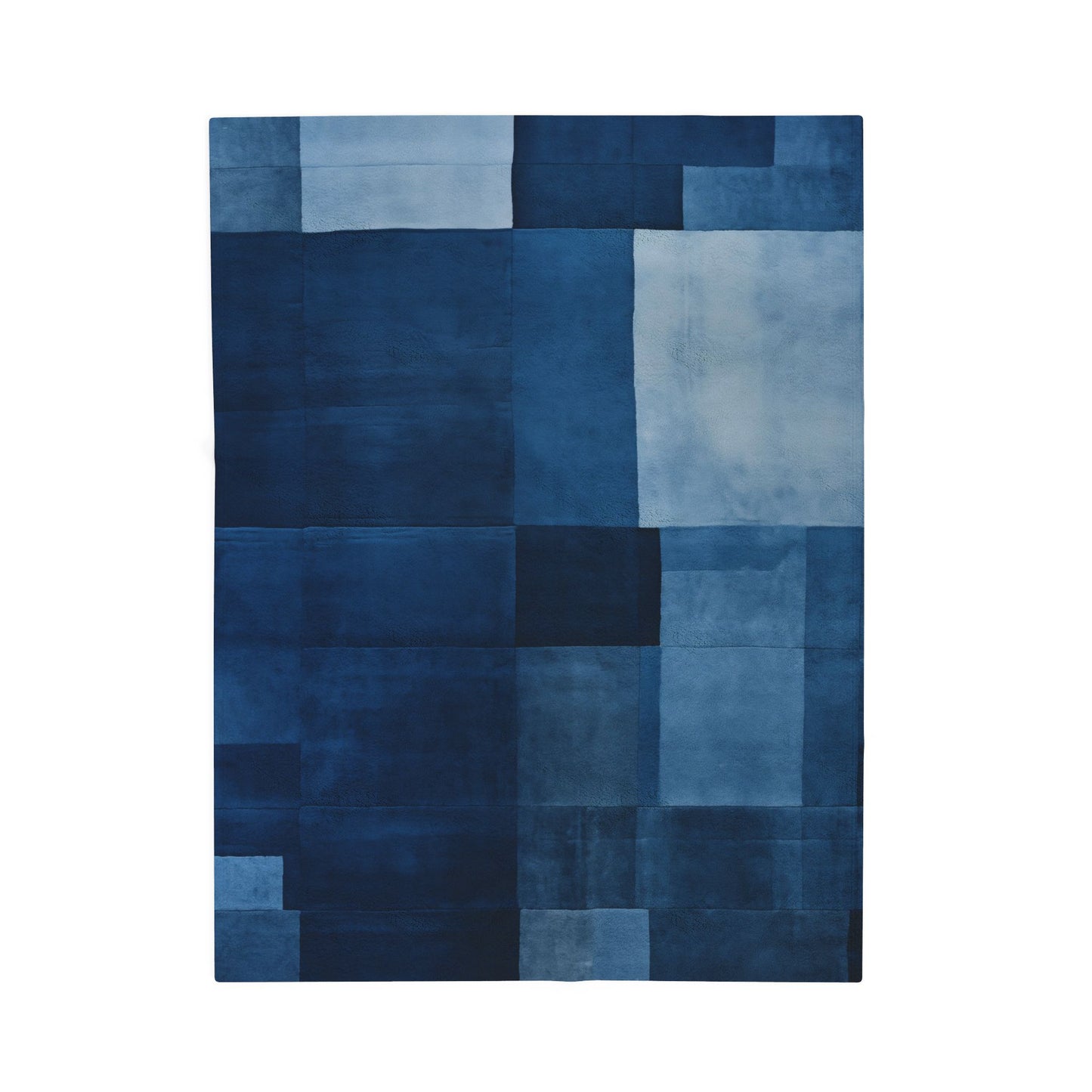 Blue Denim Plush Blanket