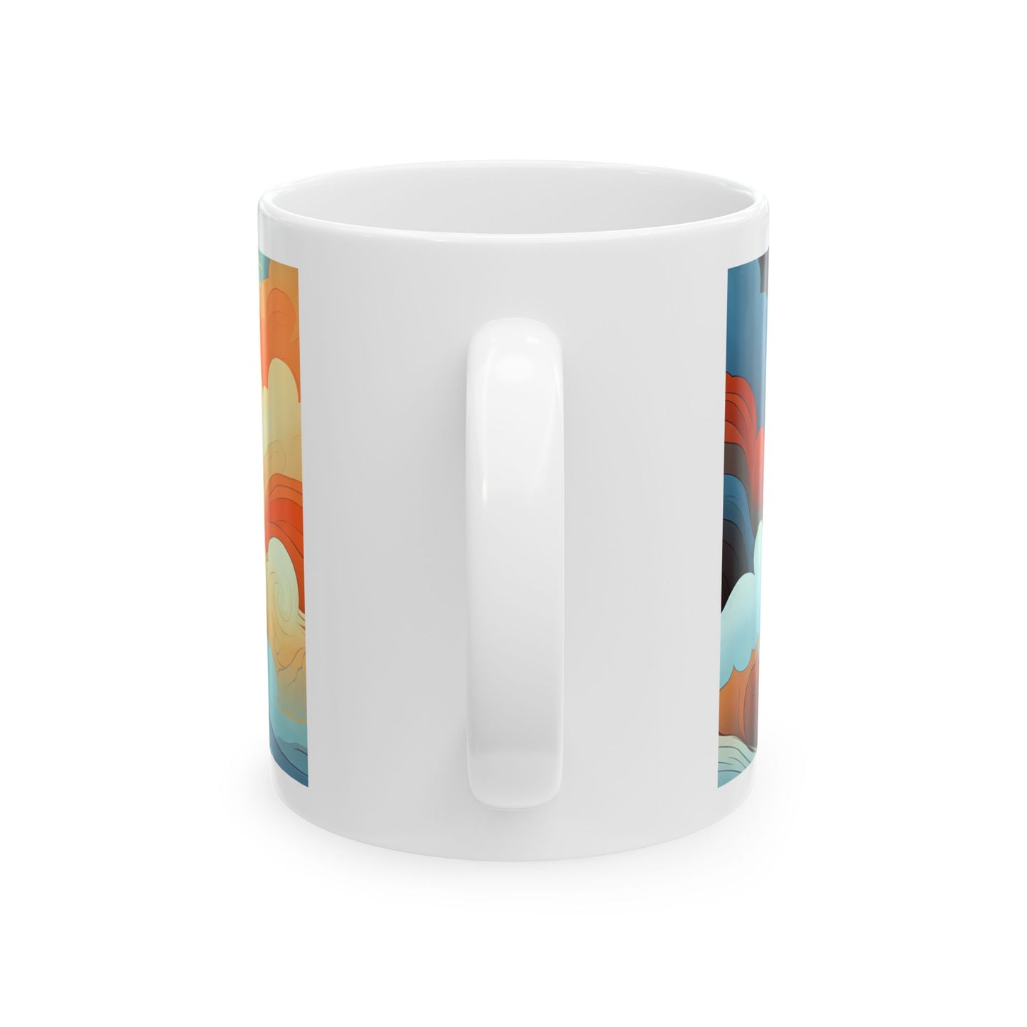 Mongolian Sky Ceramic Mug