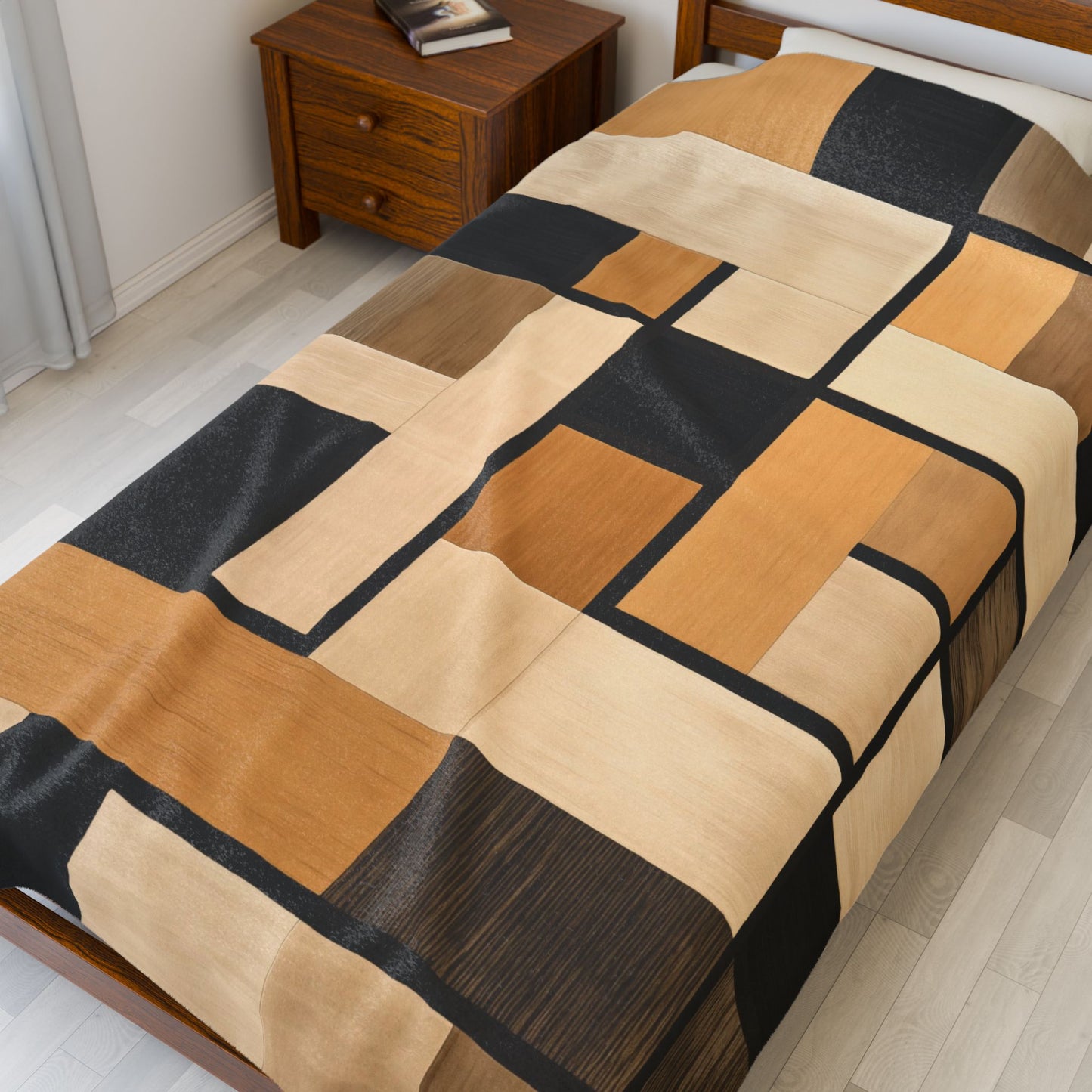 Japandi Plush Blanket