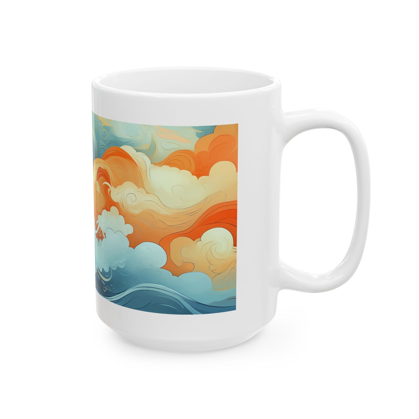 Mongolian Sky Ceramic Mug