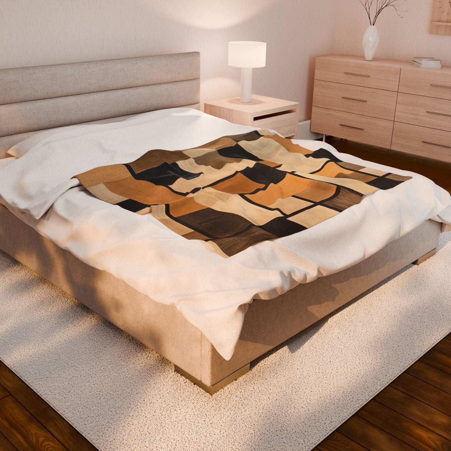 Japandi Plush Blanket