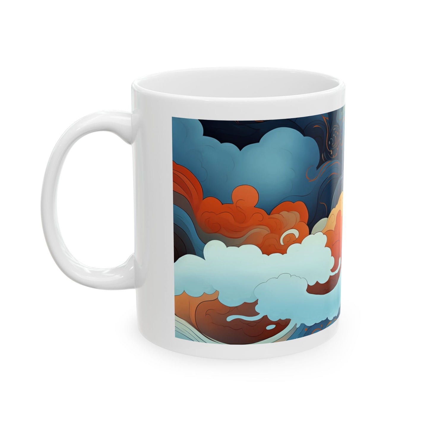 Mongolian Sky Ceramic Mug