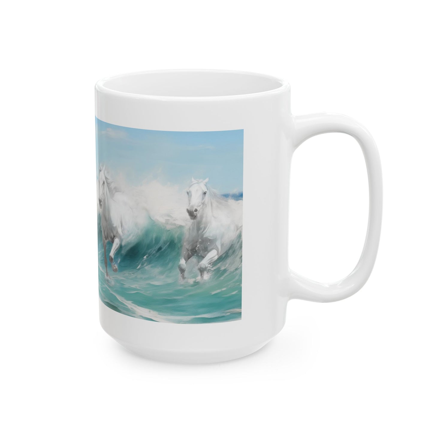 Seahorses Ceramic Mug