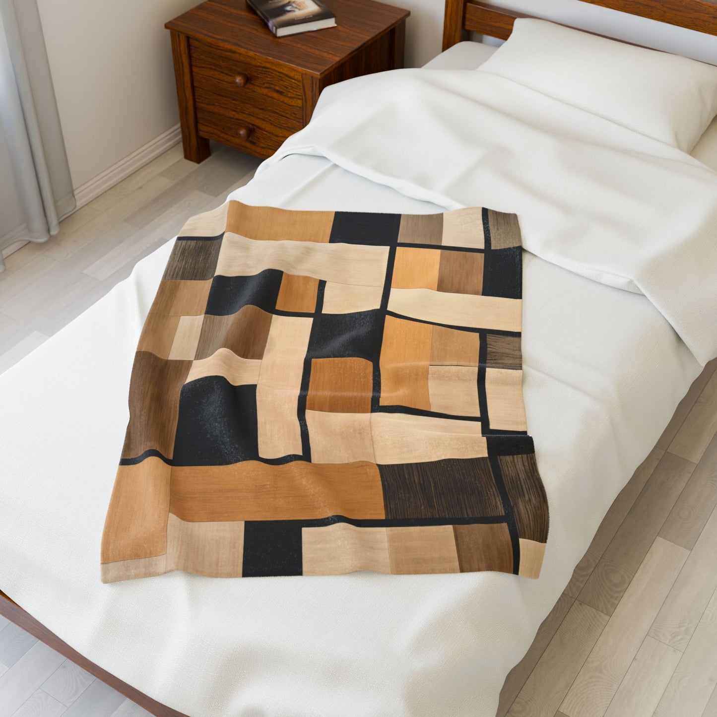 Japandi Plush Blanket