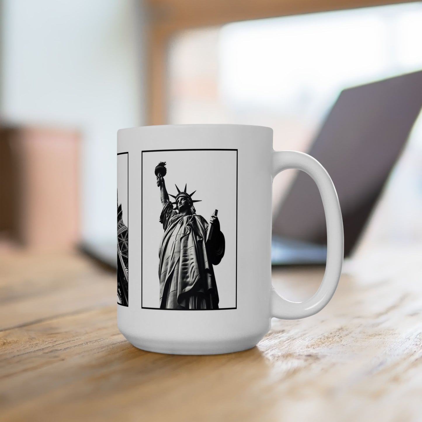 International Ceramic Art Mug Mockup 15oz