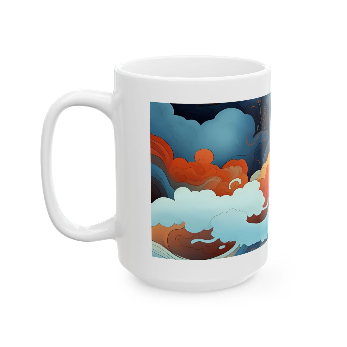 Mongolian Sky Ceramic Mug