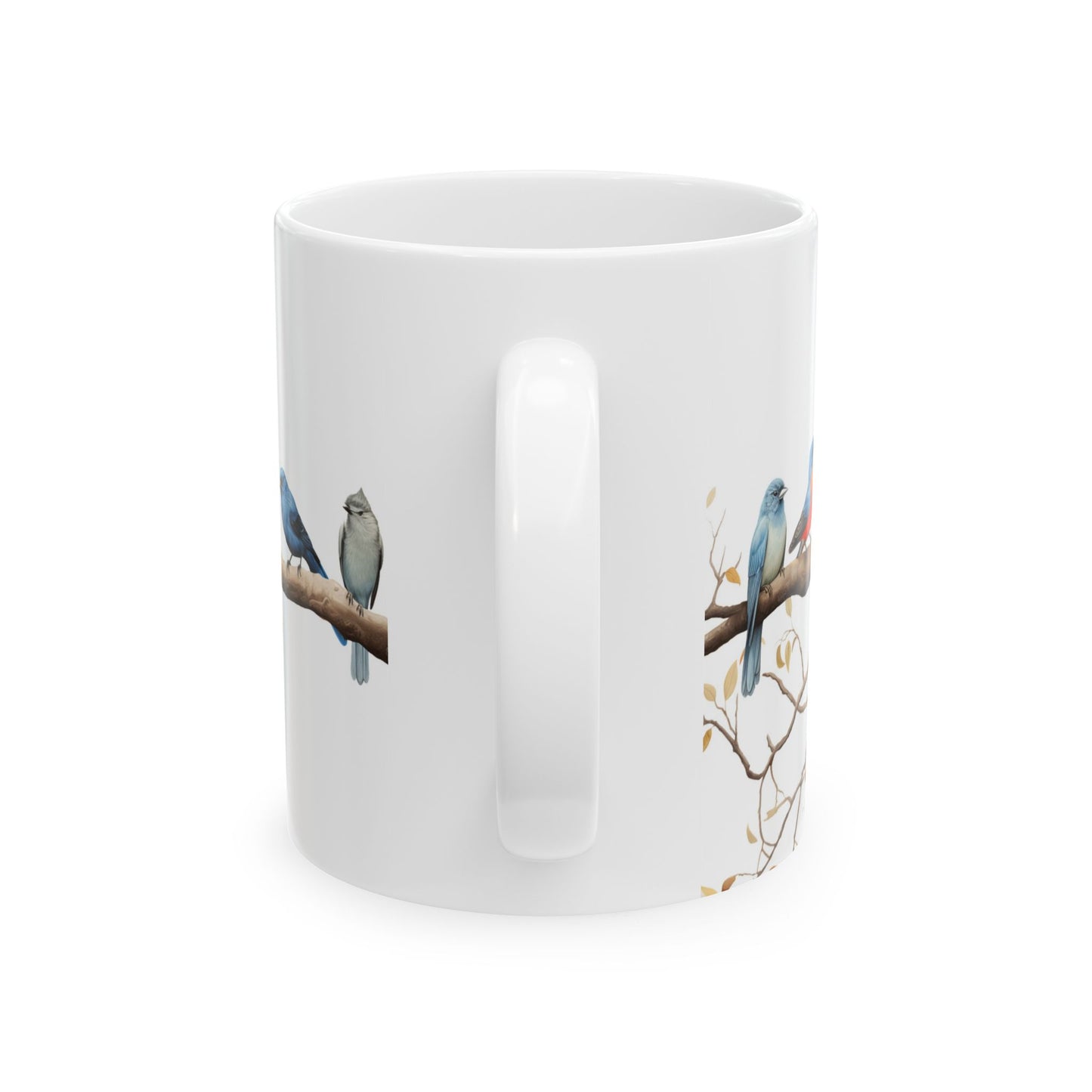12 Birds Ceramic Mug