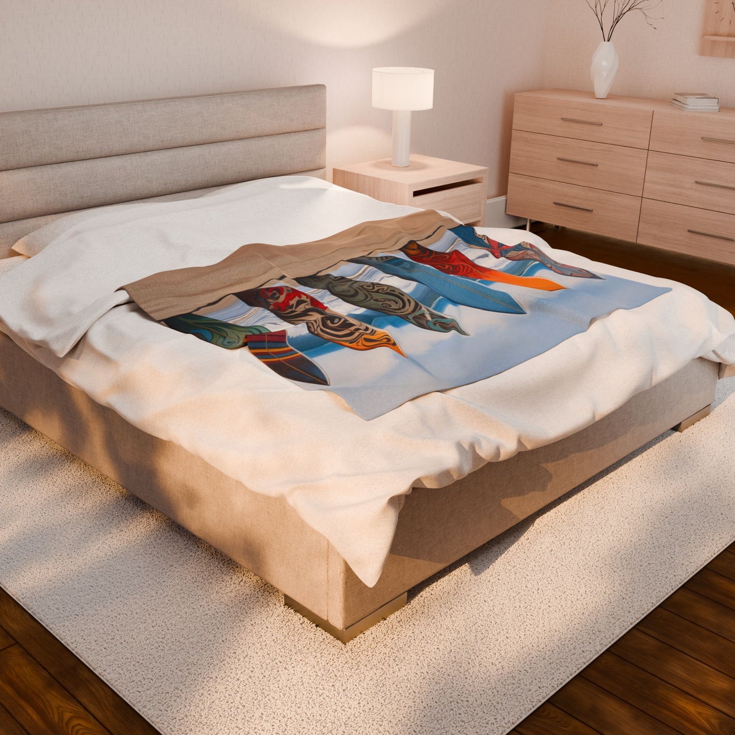 Surfboards Plush Blanket