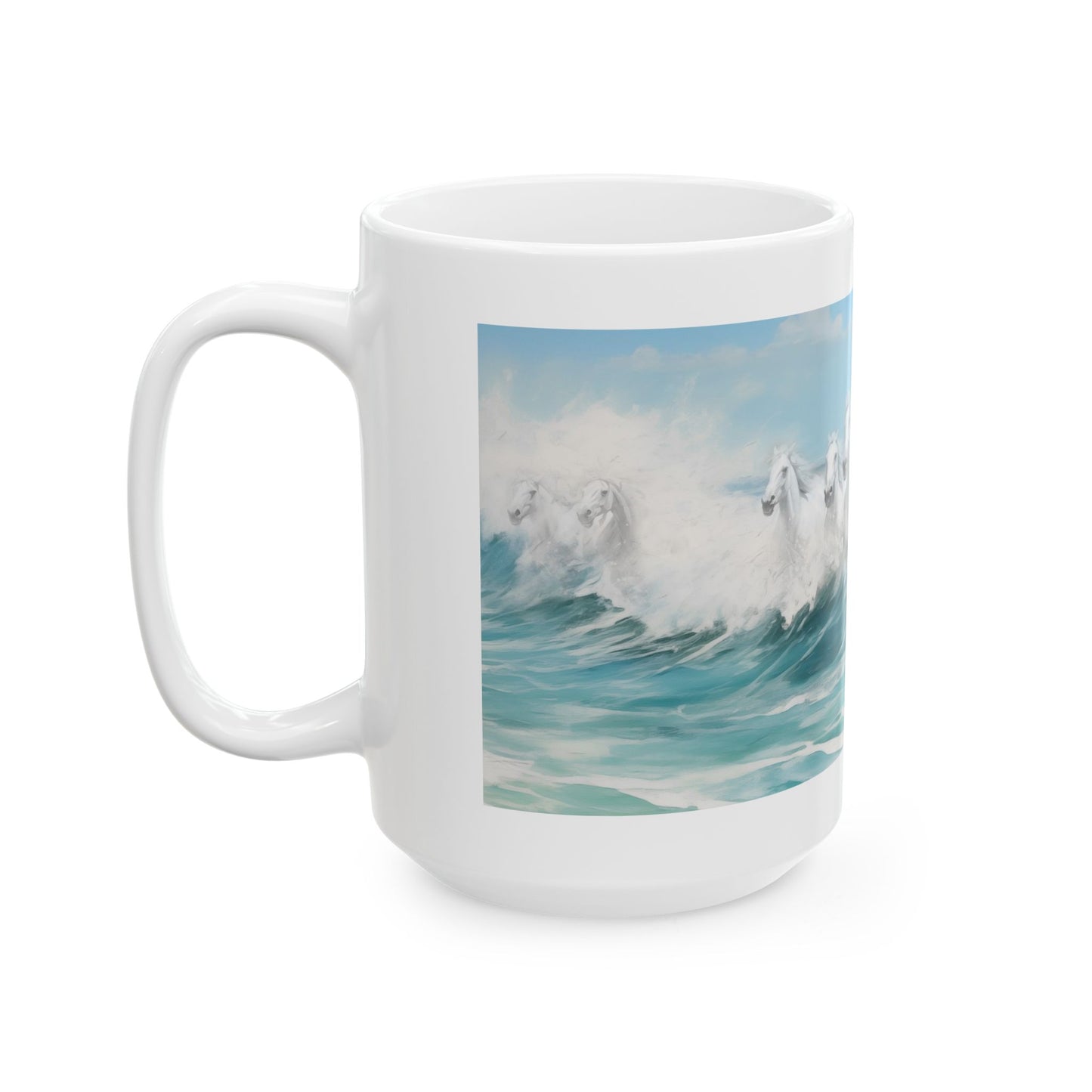 Seahorses Ceramic Mug