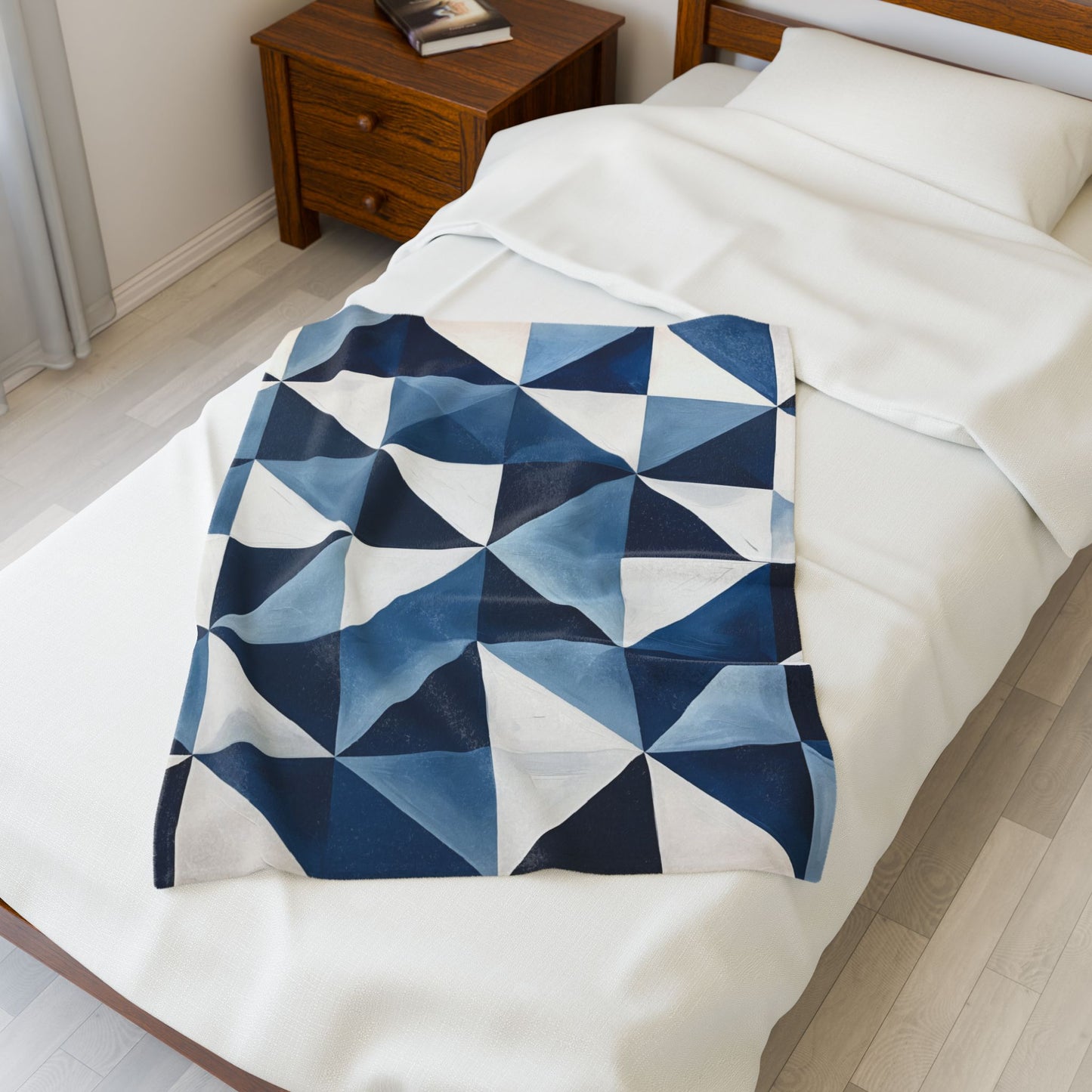 Blue Diamond Plush Blanket