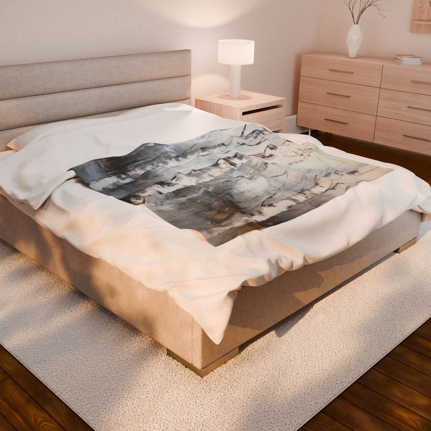Alpine Mist Plush Blanket