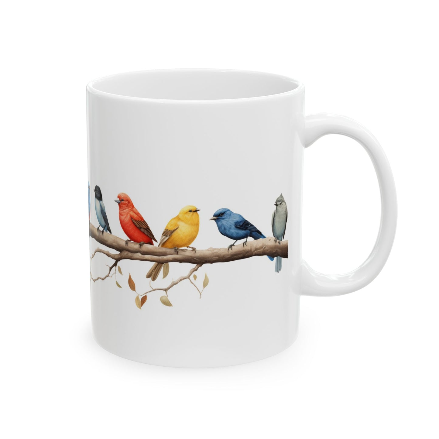 12 Birds Ceramic Mug
