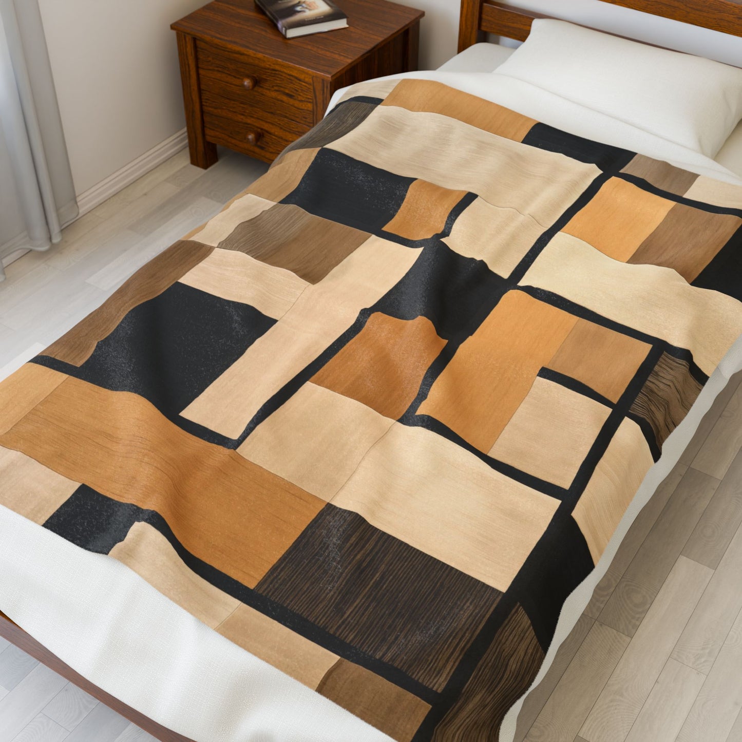 Japandi Plush Blanket