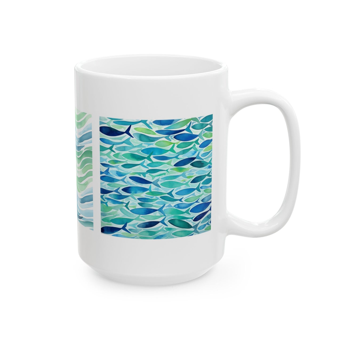 Aquamarine Ceramic Mug
