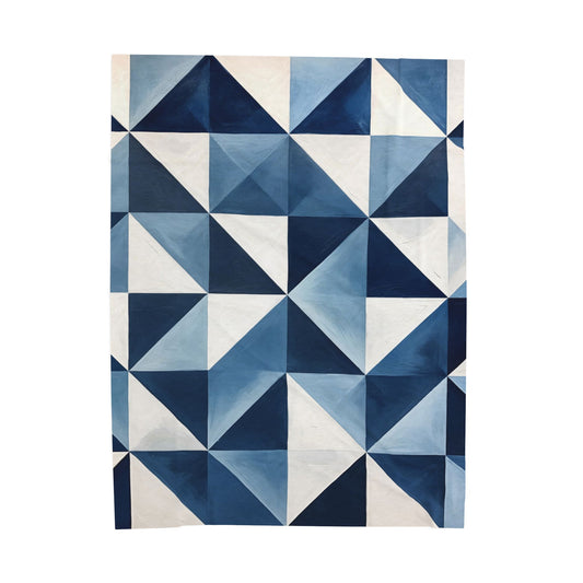 Blue Diamond Plush Blanket