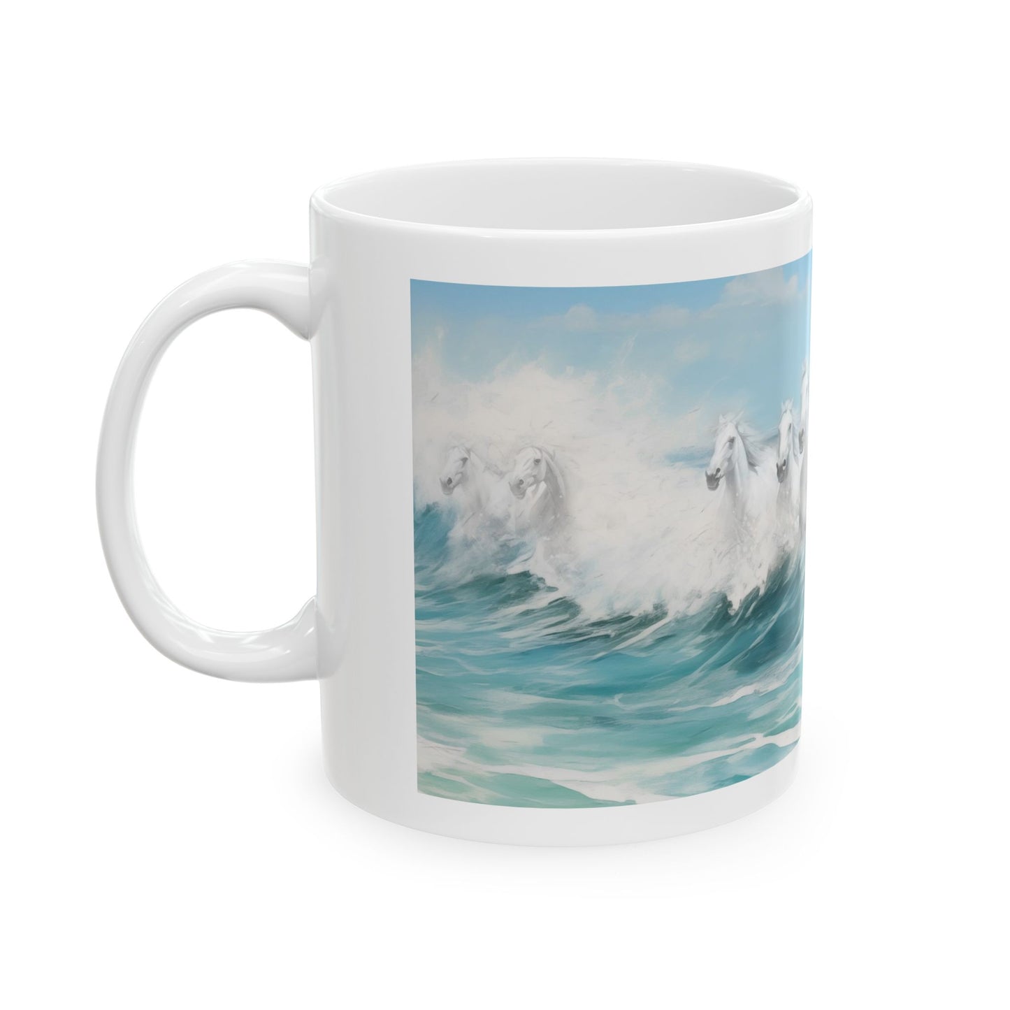 Seahorses Ceramic Mug