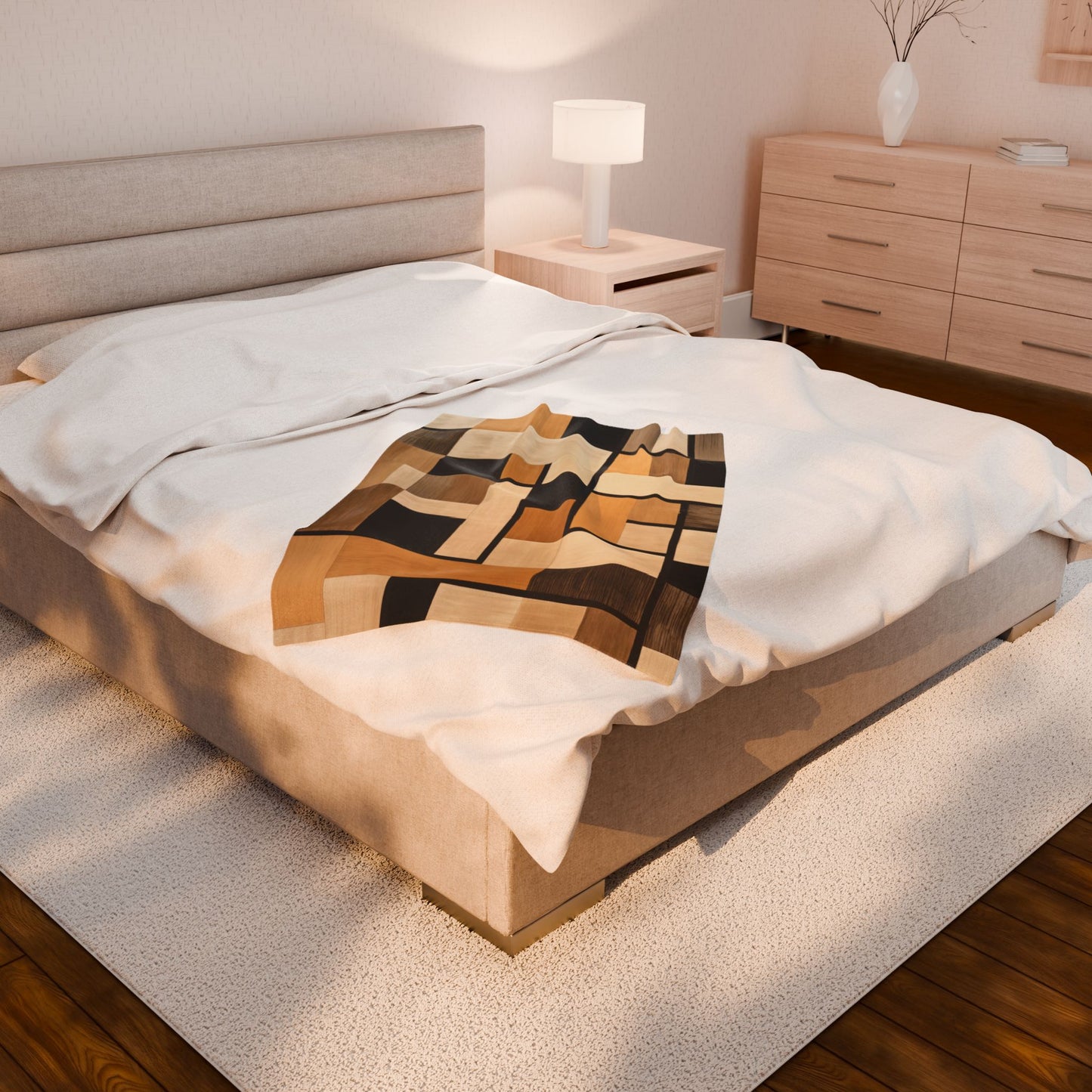 Japandi Plush Blanket