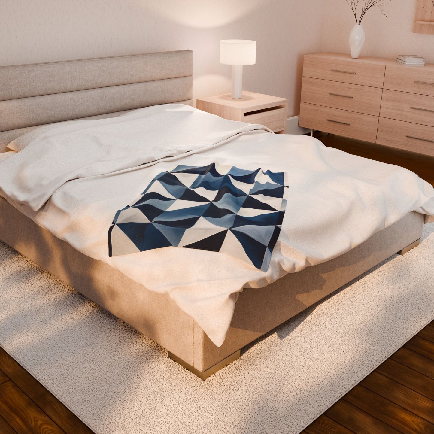 Blue Diamond Plush Blanket