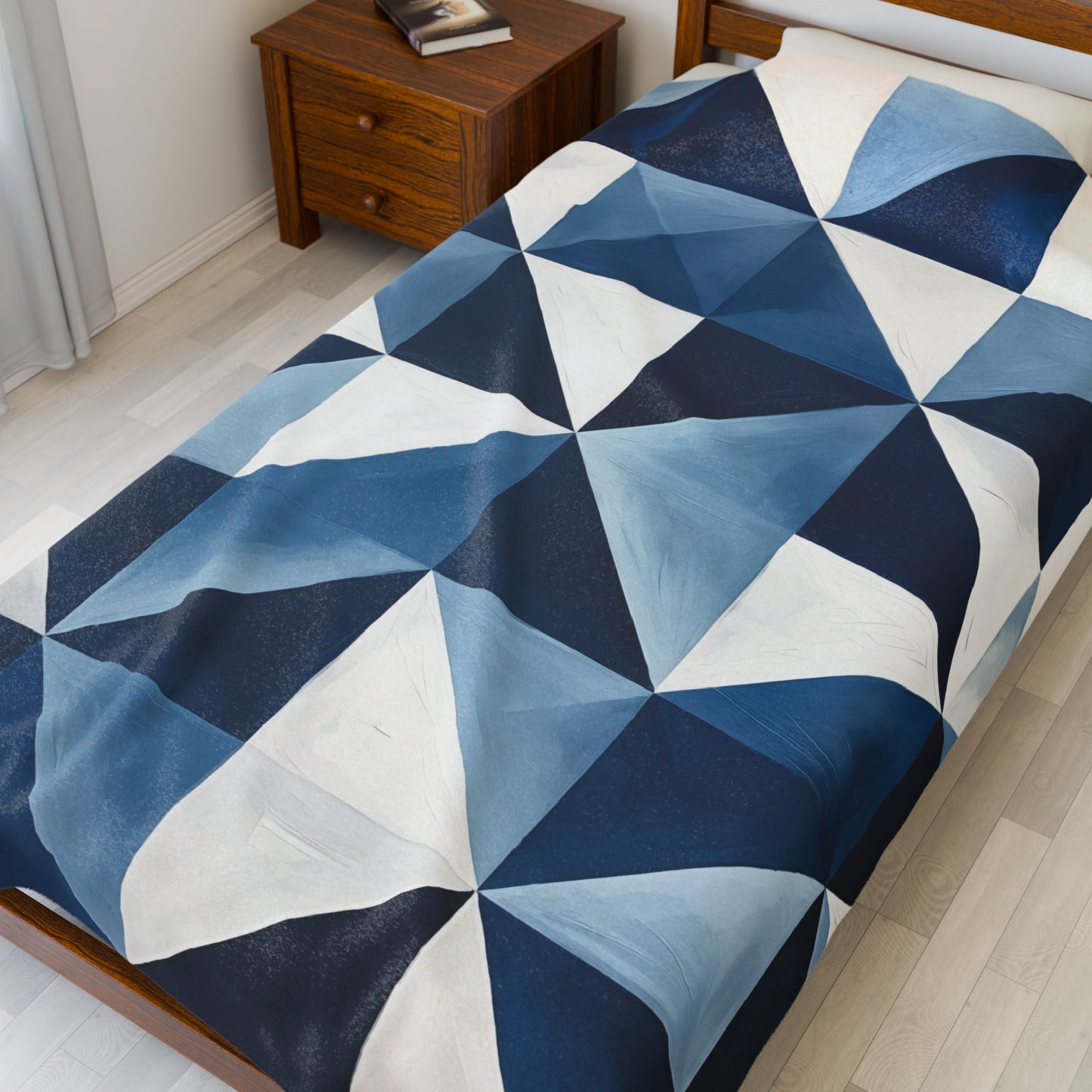 Blue Diamond Plush Blanket