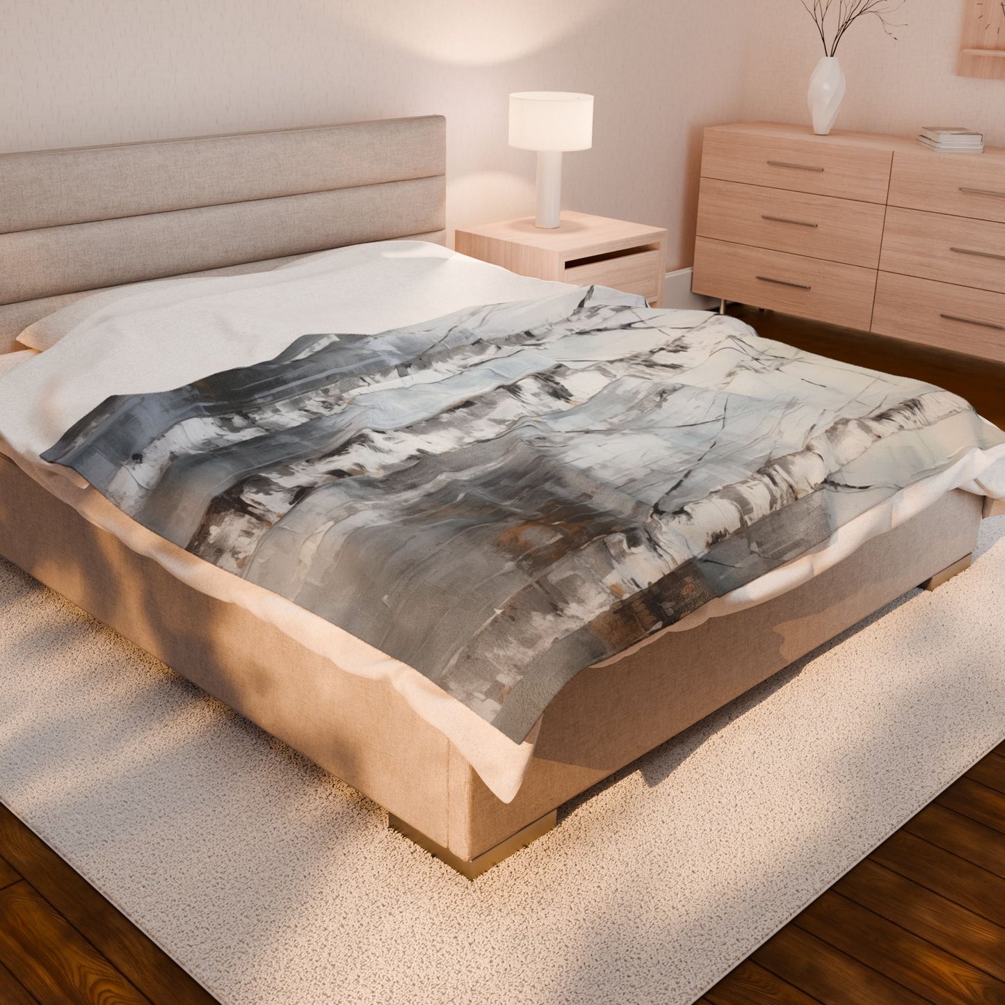Alpine Mist Plush Blanket