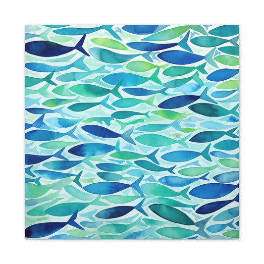 Aquamarine #3 Fine Art Canvas