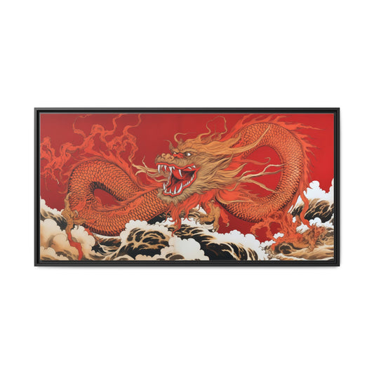 Double Happiness Framed Art Canvas